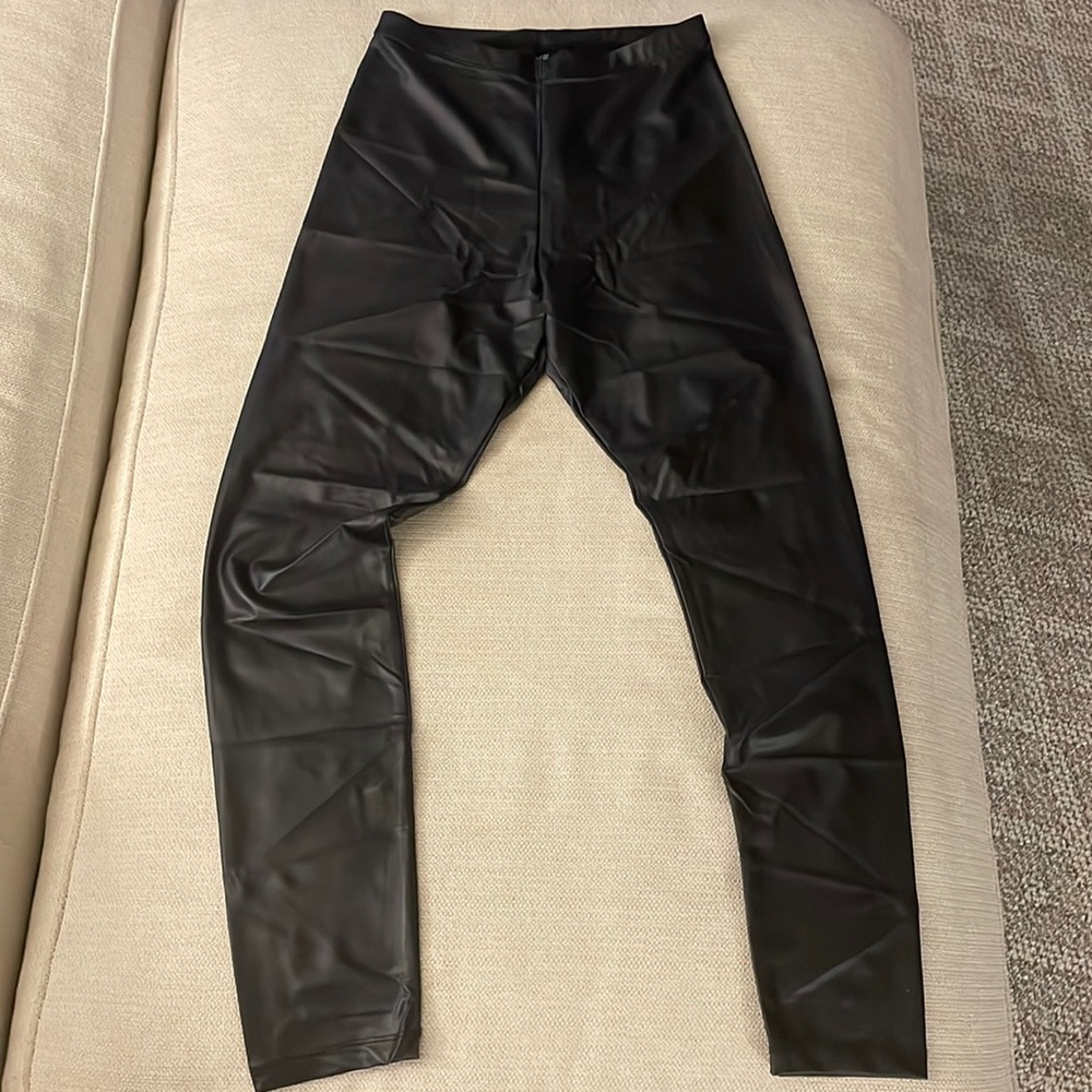 H&M Leather Leggings - Small - NWT